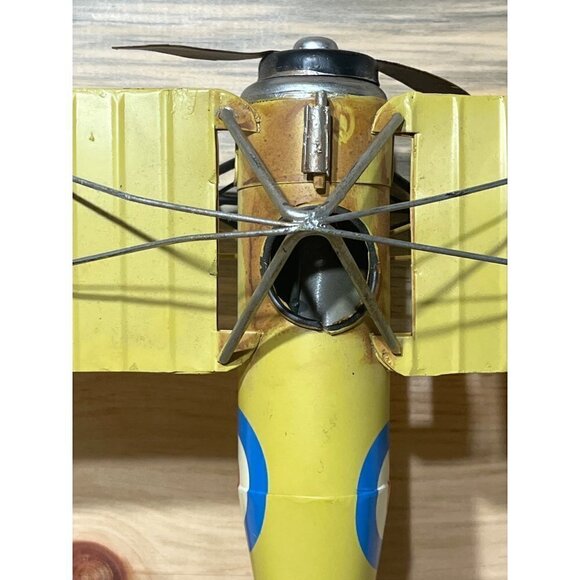 VINTAGE Metal ROYAL AIR FORCE Model AIRPLANE Collectable Decorative Toy  - Picture 8 of 8